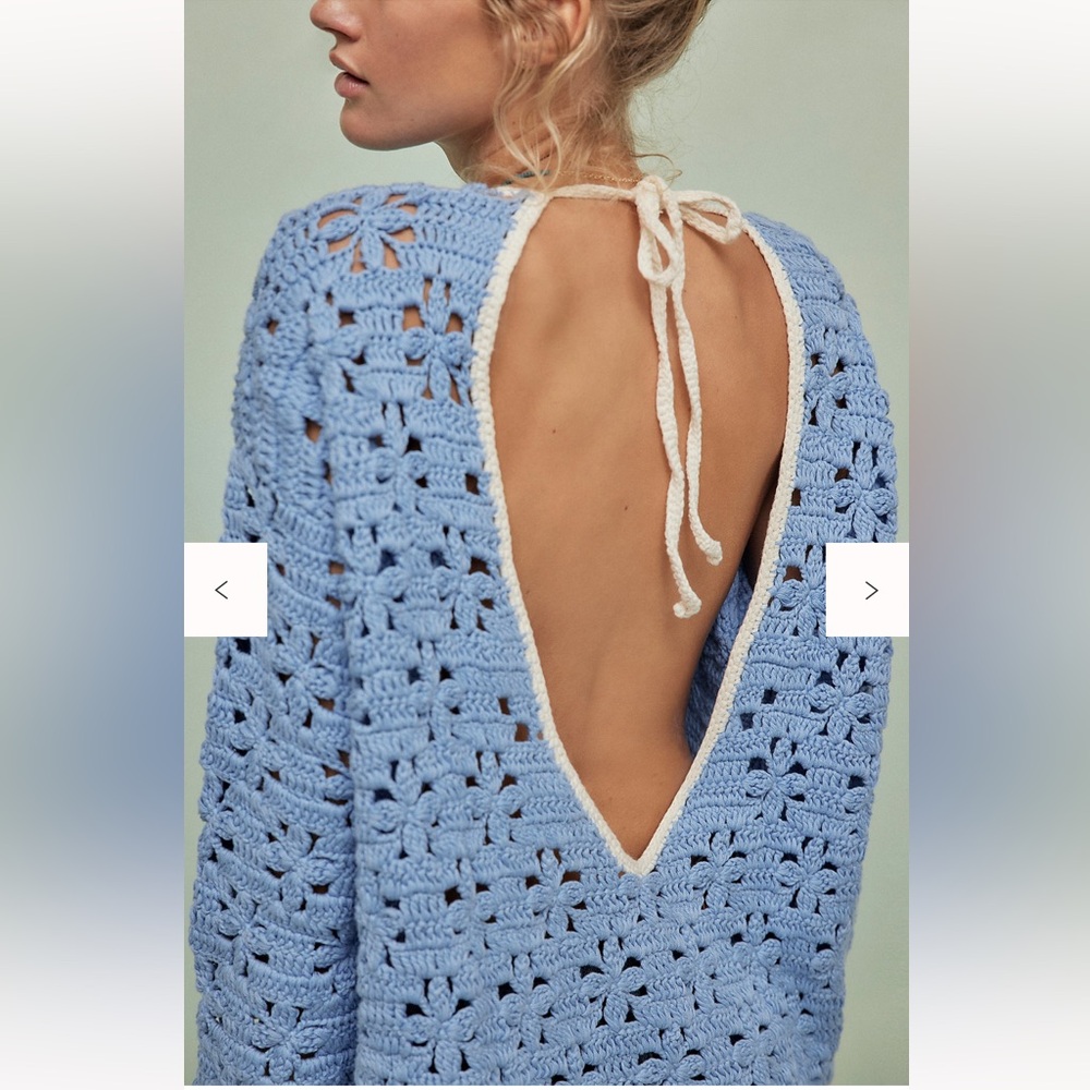 FREE PEOPLE Rue Crochet Tunic NWT